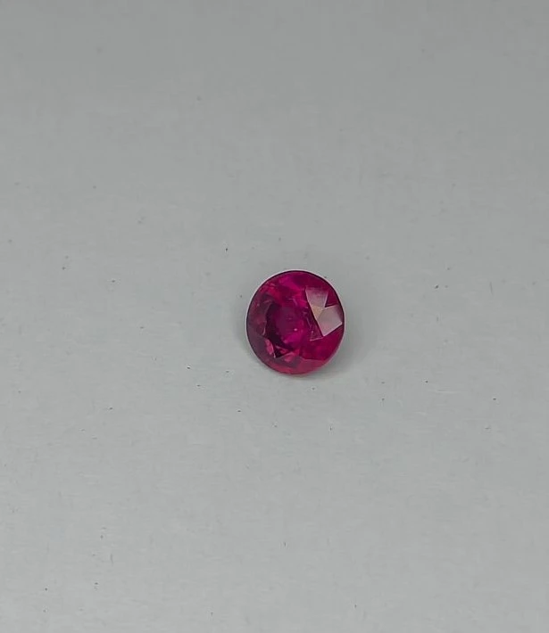 2.12ct Natural Rhodolite Garnet  Round Cut Faceted Loose Gemstones from Tanzania — view 1